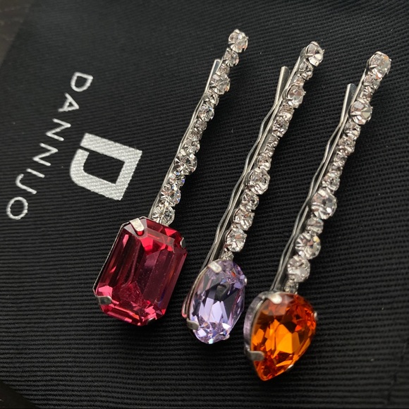 NEW Dannijo Limor Barrette Set in Multi main image 5